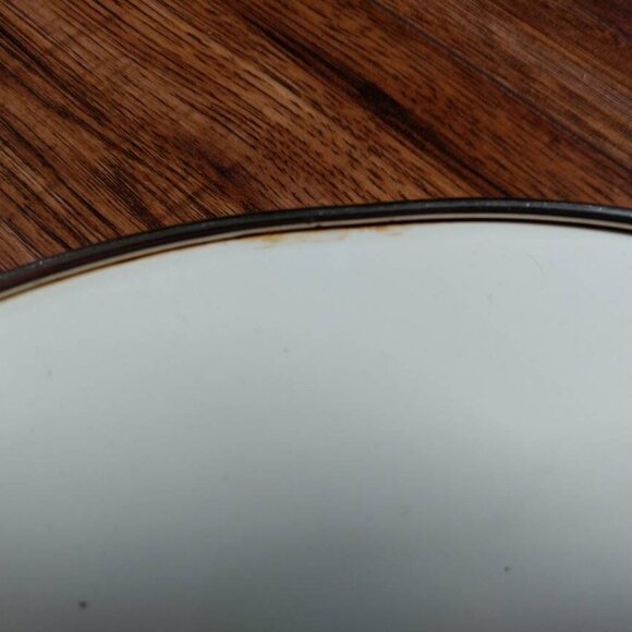 Vintage Cake Plate Platter Round Floral Porcelain Ceramic Tray with Handles - Picture 11 of 11